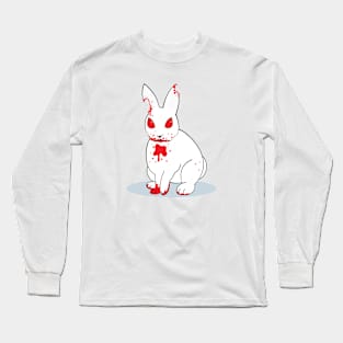 Killer Bunny on Green Long Sleeve T-Shirt